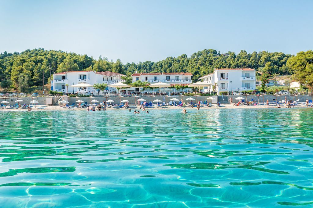 Xenios Dolphin Beach Hotel Posidi Exteriér fotografie